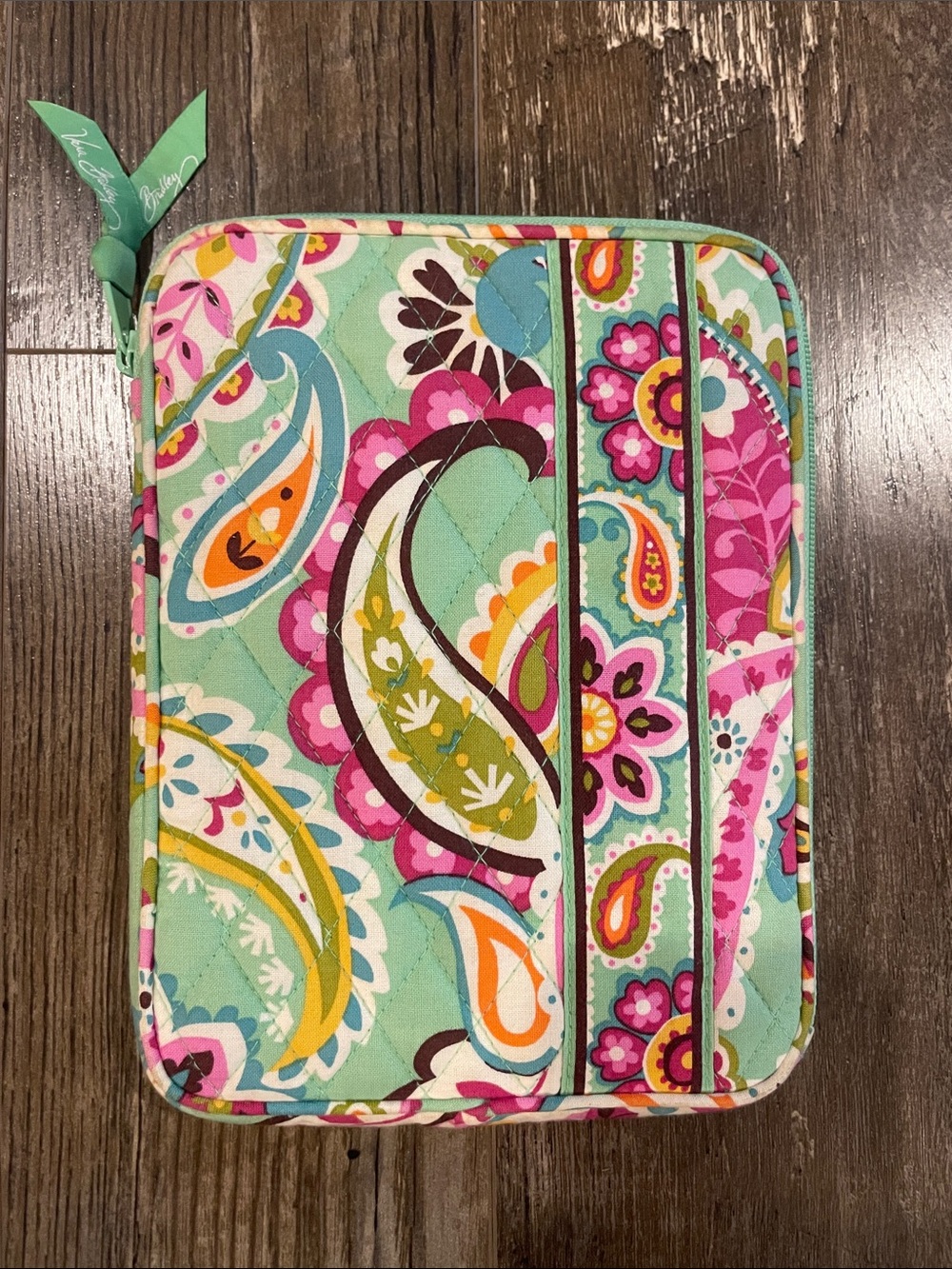 Vera Bradley Tablet/iPad Quilted Cover‎ in Floral and Paisley